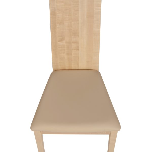 Stuhl Ahorn massiv, geölt und gepolstert 1030-6