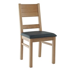 Stuhl Eiche massiv, geölt und gepolstert 1170-1