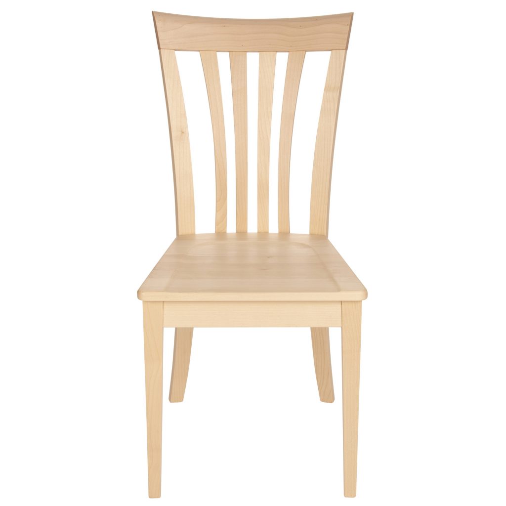 Stuhl Ahorn massiv, geölt - Holzstuhl 1300 mit geölter Oberfläche aus