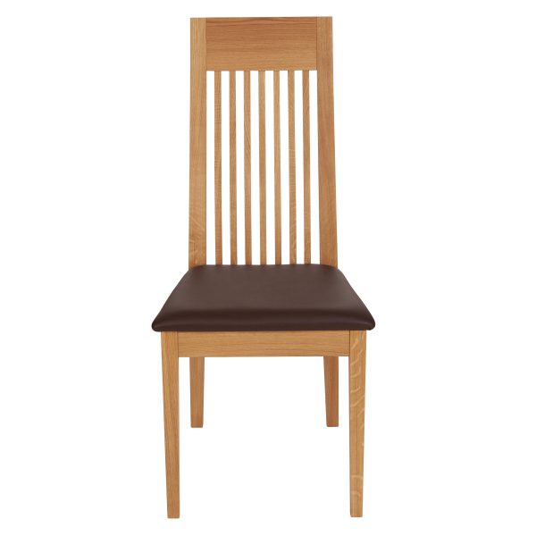 Stuhl Eiche massiv, geölt und gepolstert 1390-2
