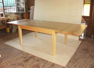 Ansteckplatten Massivholz Tisch 20200-1